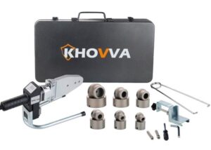 plancha de termofusion, termofusora, calentadora de tubos.